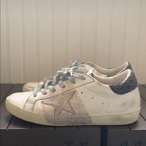 Golden Goose Superstar White/Silver 6/36